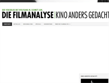Tablet Screenshot of die-filmanalyse.de